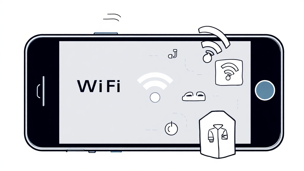 왜 와이파이를 완전히 꺼야 할까? (illustration 스타일)