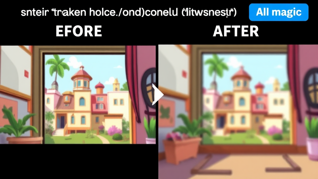 리마스터 전후, 얼마나 달라질까? (cartoon 스타일)