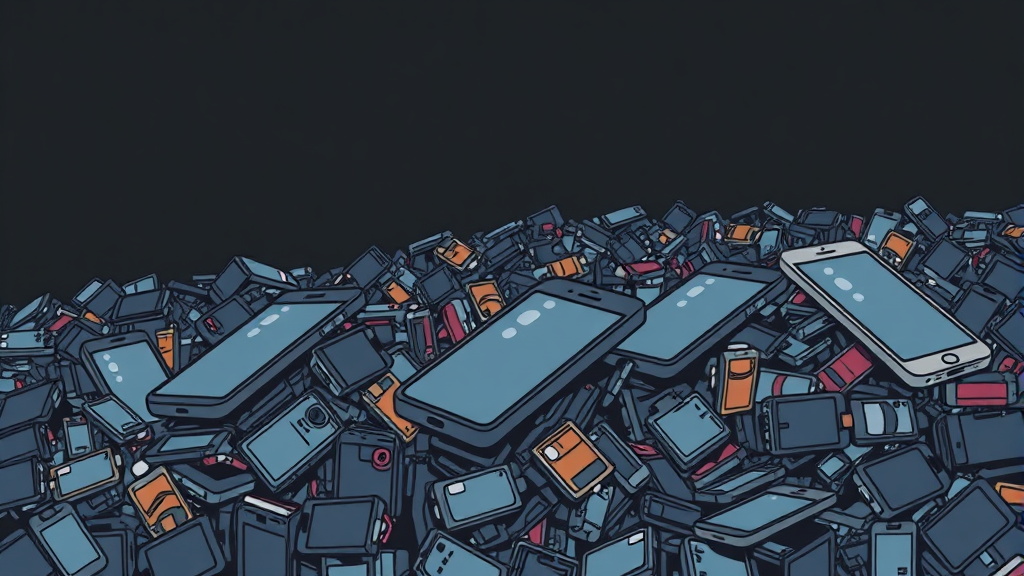 스마트폰 업계의 대응 (illustration 스타일)