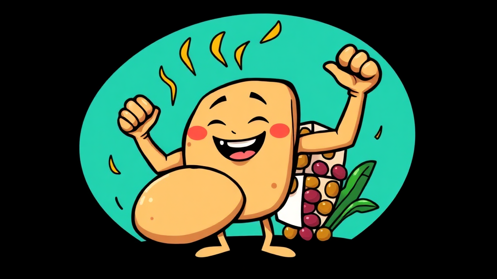 왜? 운동 없이 단백질 섭취 (cartoon 스타일)