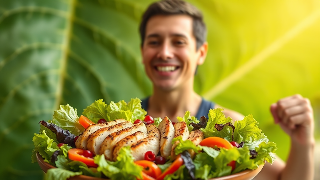 지속 가능한 단백질 섭취 루틴 (realistic 스타일)