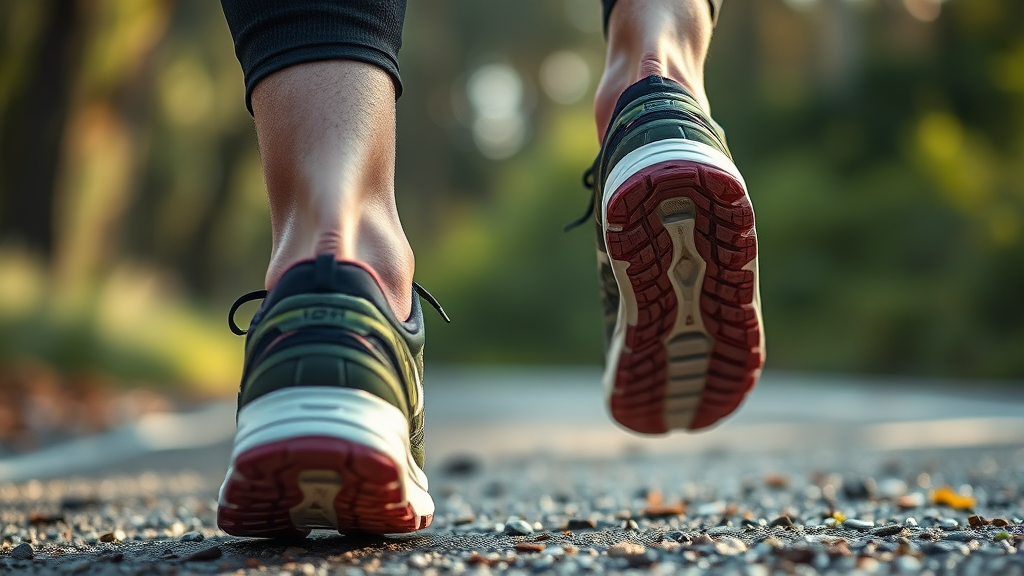 러닝화 선택 및 관리 요령 (realistic 스타일)