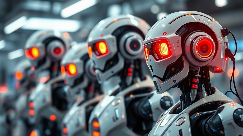 로봇 기술의 핵심은 무엇일까요? (realistic 스타일)