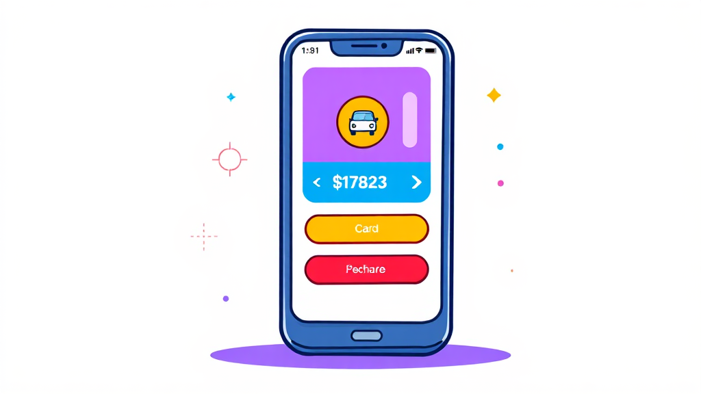 잔액 확인 및 충전 방법 (cartoon 스타일)