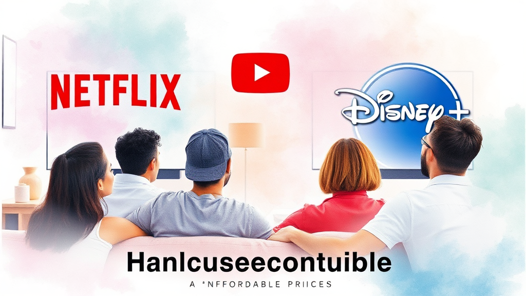 계정 공유 플랫폼 활용 (watercolor 스타일)