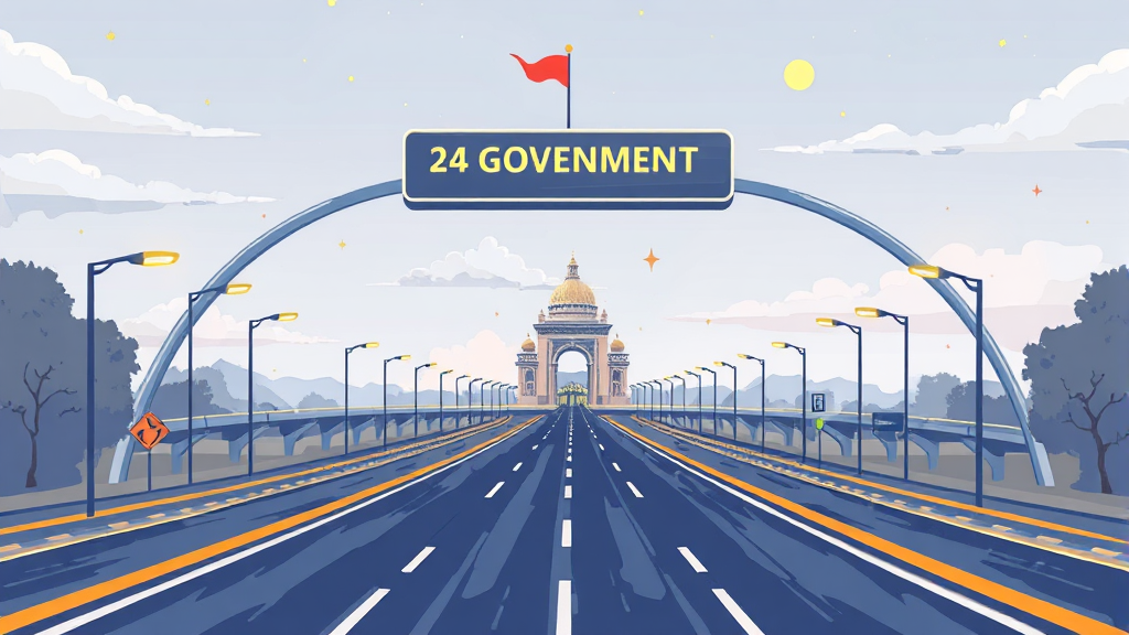 정부24를 통한 발급 절차 (illustration 스타일)