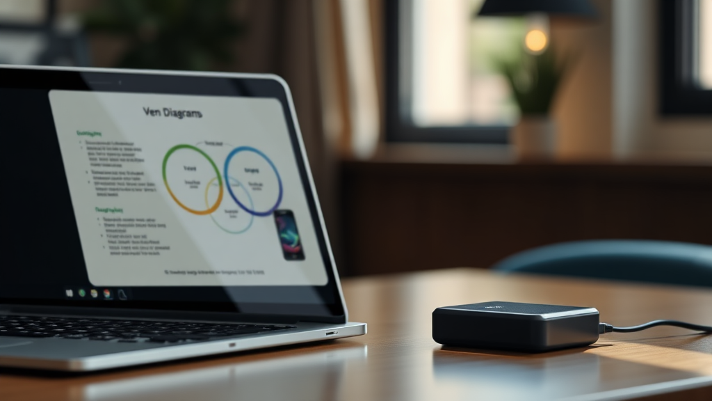 보조배터리 선택 핵심은? (realistic 스타일)