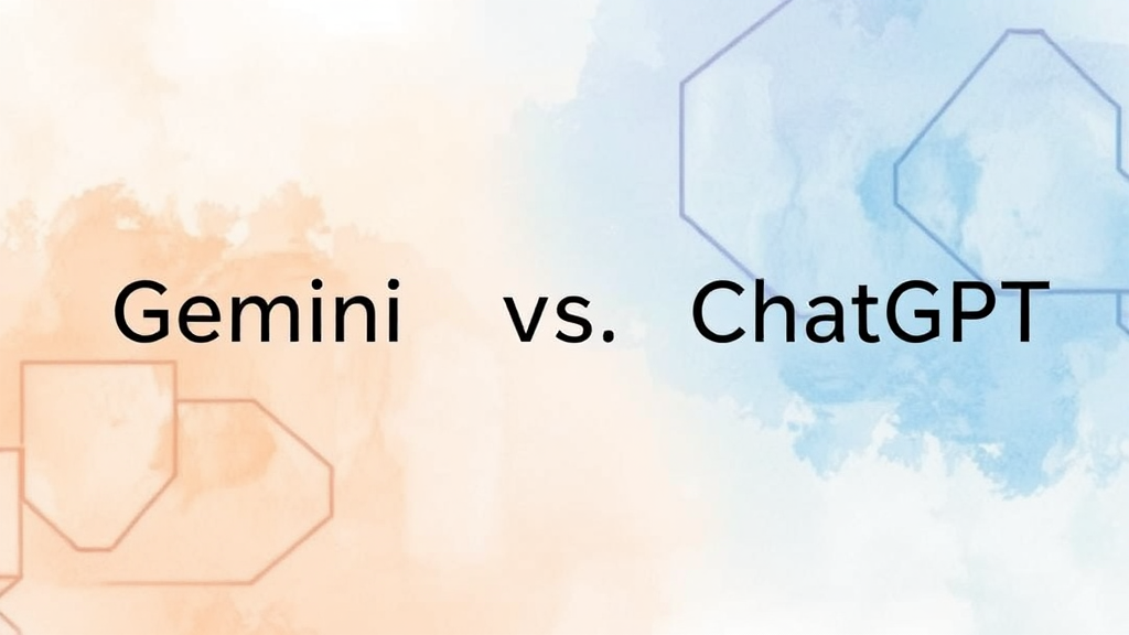 제미나이 vs 챗GPT, 수학 능력 비교 (watercolor 스타일)