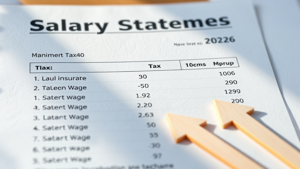 2026년 최저임금 완벽 분석: 월급 실수령액 계산, 주휴수당, 세금 총정리 5 세금 및 4대 보험 (realistic 스타일)