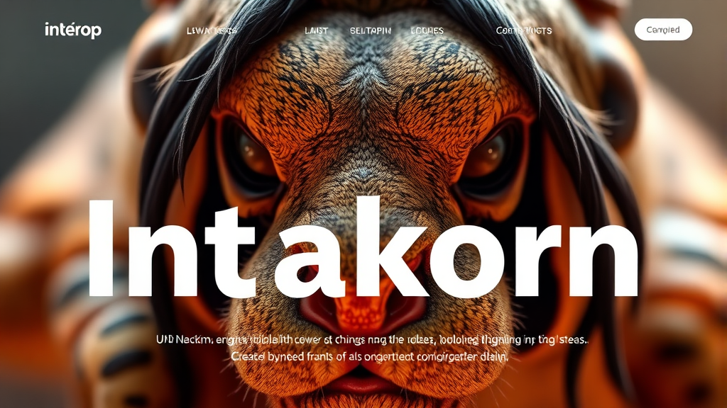 Interop 폰트 굵기 및 적용 사례 (realistic 스타일)