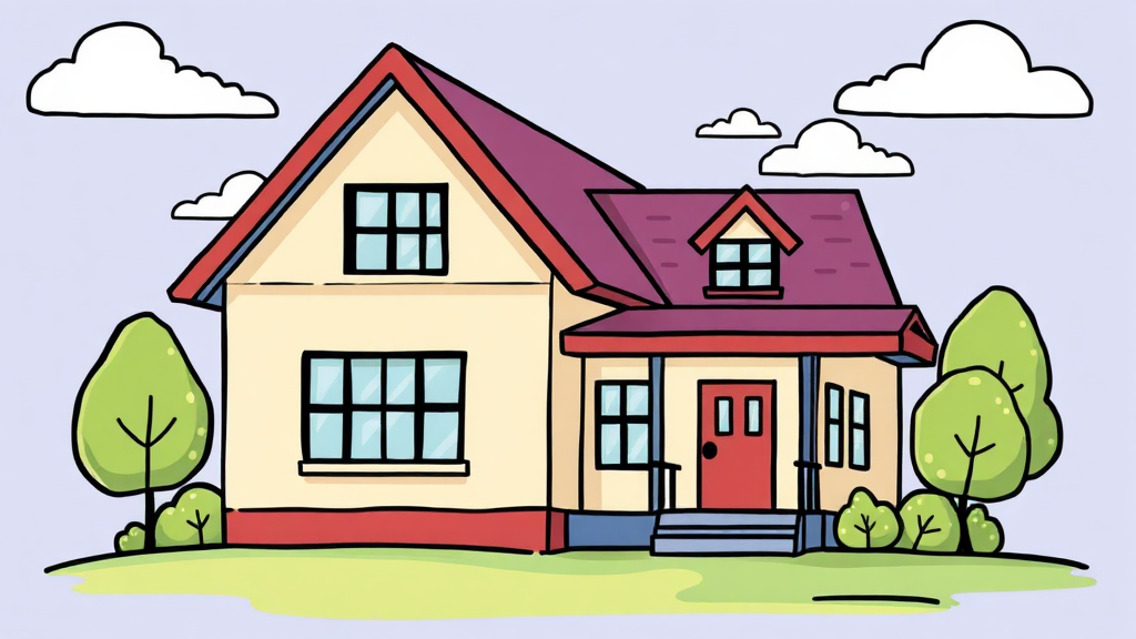 주택담보대출 금리: 실제 사례 (cartoon 스타일)