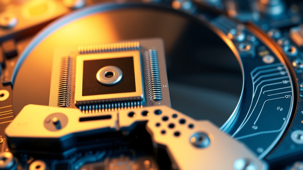 하드웨어 vs 소프트웨어 RAID 비교 (realistic 스타일)