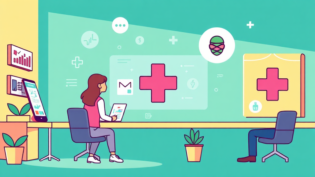 ChatGPT Health 핵심 기능 (cartoon 스타일)