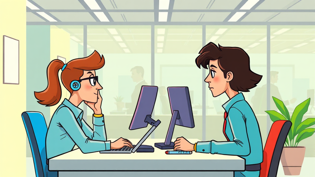 AI 비서, 왜 필요할까? (cartoon 스타일)