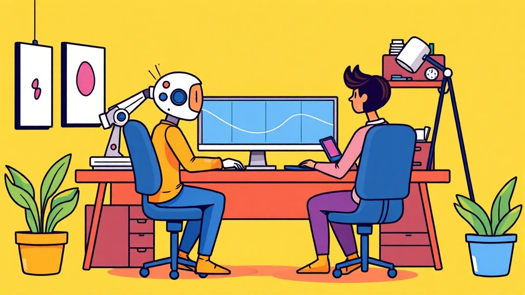 AI 비서의 미래 (cartoon 스타일)