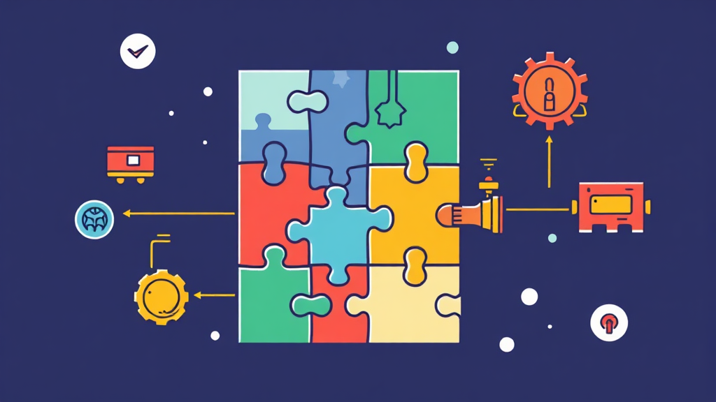 AI 업무 자동화 구축 시 고려사항 (cartoon 스타일)