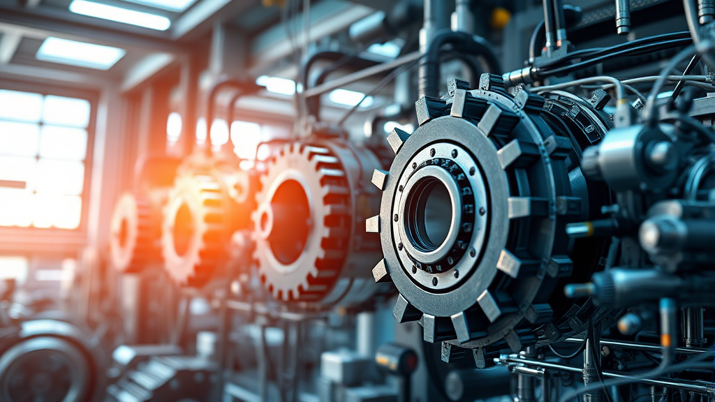 AI 업무 자동화 도구 및 솔루션 (realistic 스타일)