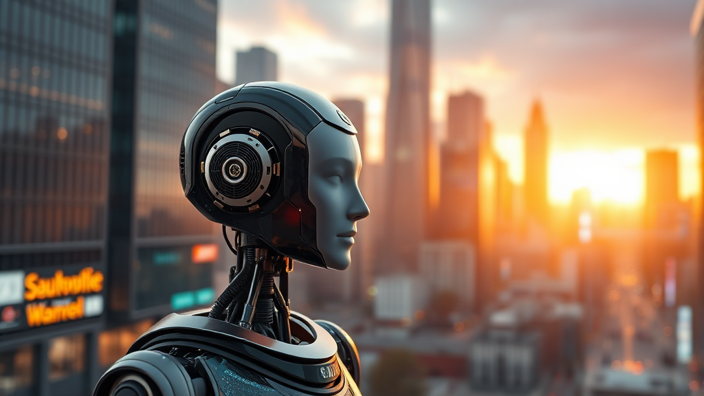 Gemini AI 미래 전망 (realistic 스타일)