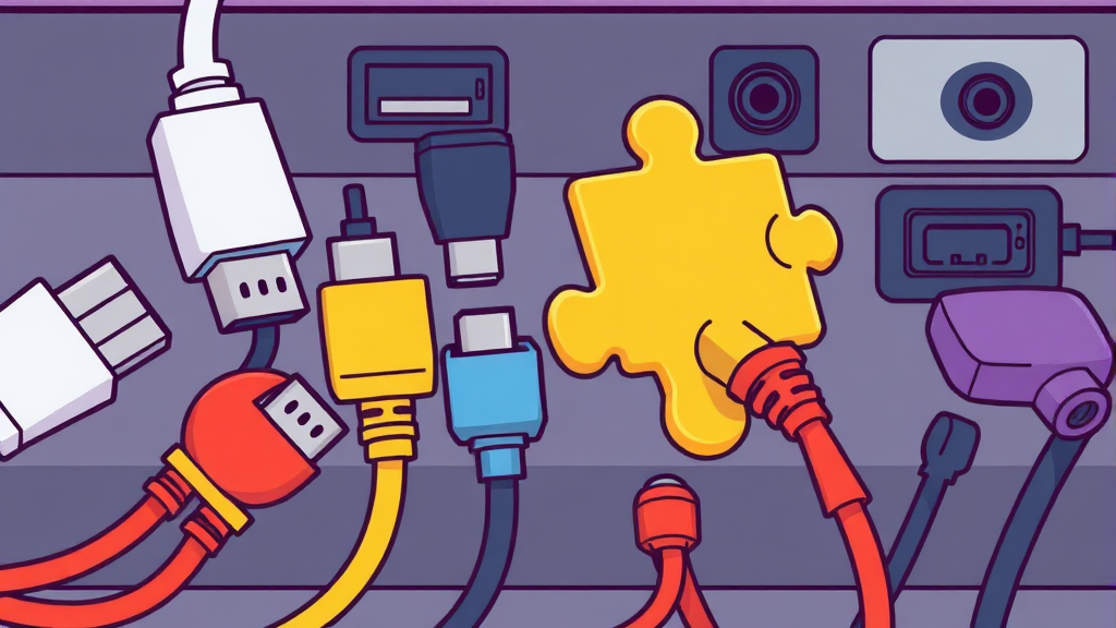 구매 전 확인해야 할 호환성 체크리스트 (cartoon 스타일)