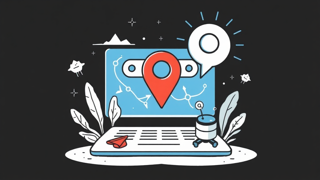 사이트맵 제출, 왜 중요할까요? (illustration 스타일)