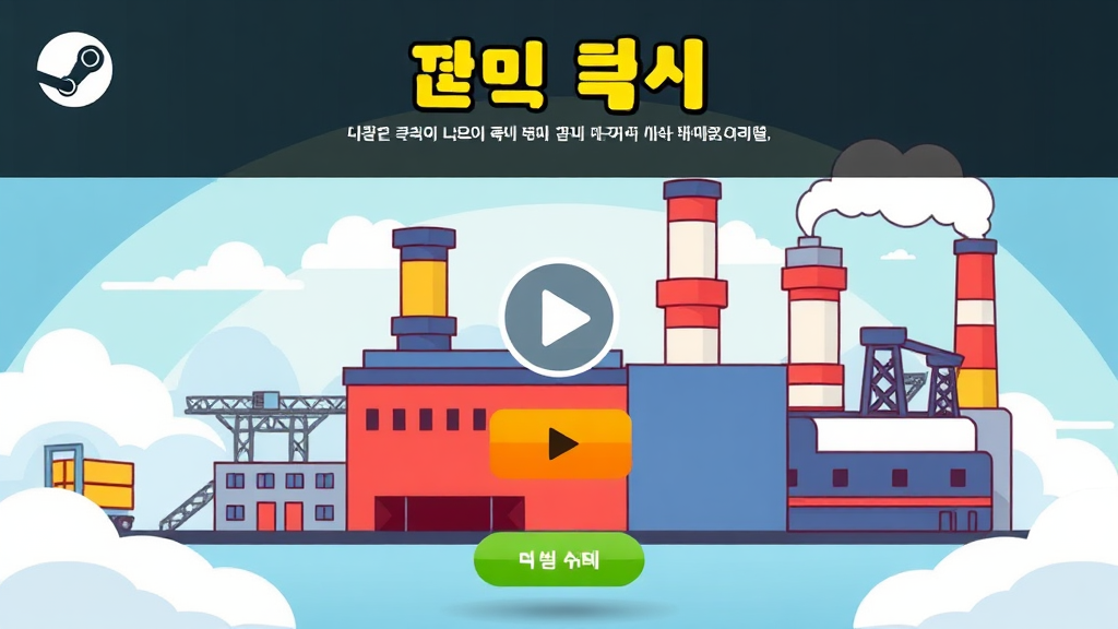 스팀 무료 게임 설치 방법 (cartoon 스타일)