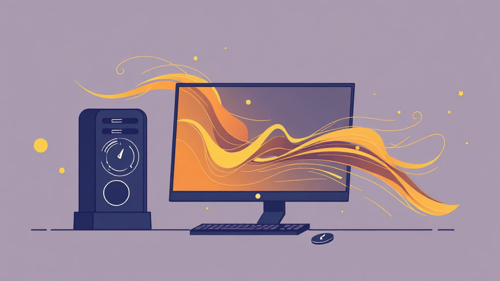 지속적인 성능 유지 (illustration 스타일)