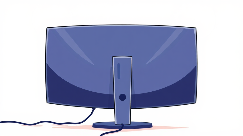 듀얼 모니터 연결 방법 (cartoon 스타일)