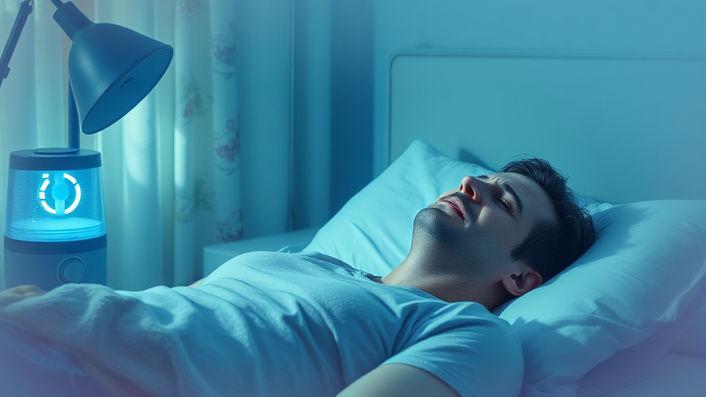 밤에 심해지는 마른 기침, 왜 그럴까요? (watercolor 스타일)