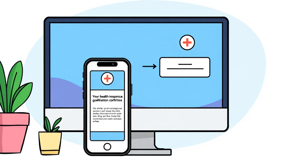 건강보험 자격득실확인서 완벽 가이드: 발급부터 활용까지 A to Z 4 온라인 발급 (PC & 모바일) (cartoon 스타일)
