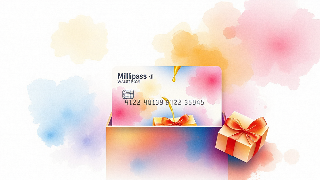 밀리패스 혜택 (watercolor 스타일)