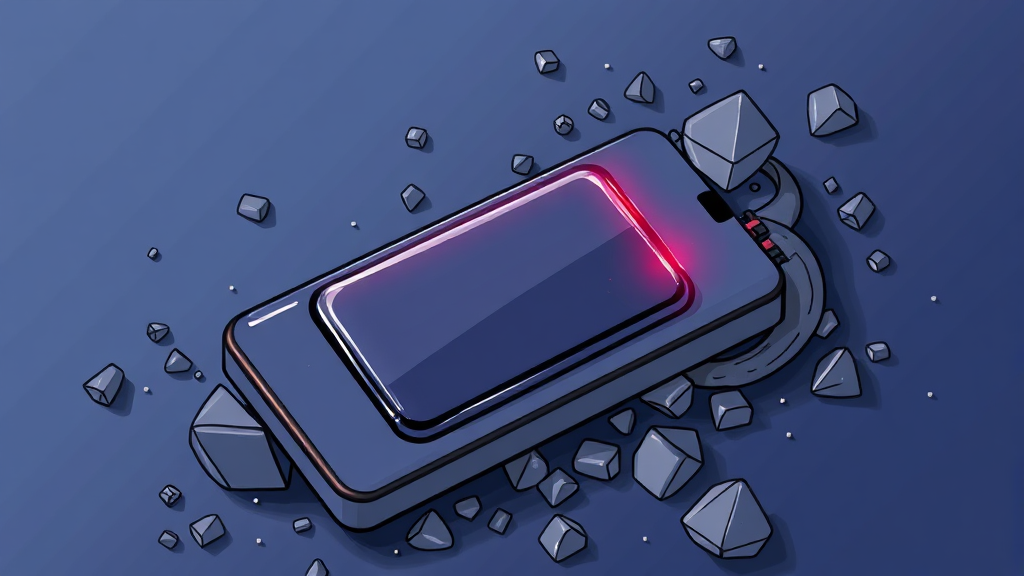 배터리 교체 시기 및 비용 (illustration 스타일)