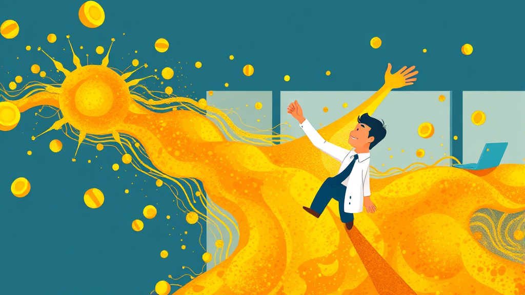 커큐민 영양제 효능은? (illustration 스타일)