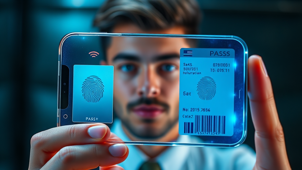 PASS 앱 발급 방법 (realistic 스타일)