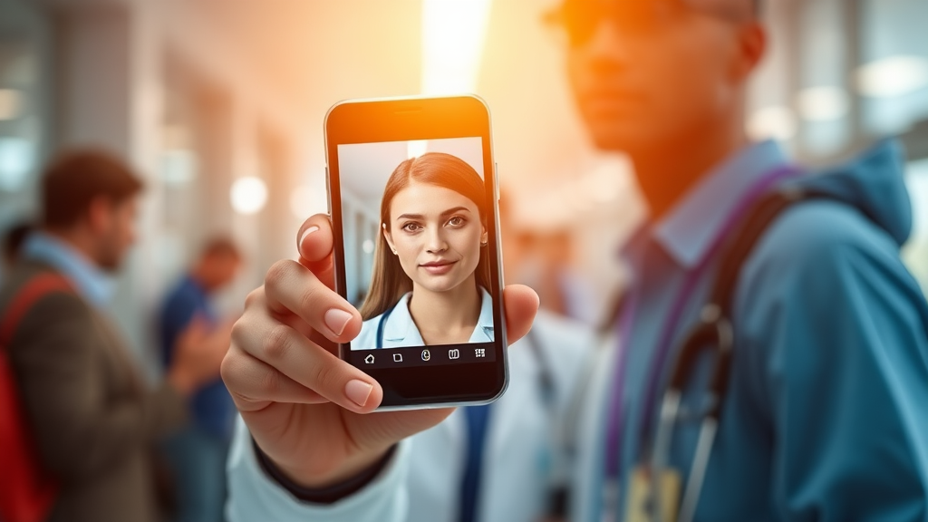 모바일 신분증 활용 사례 (realistic 스타일)