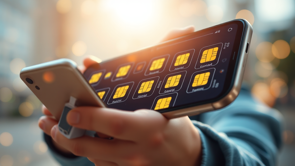 알뜰폰 e-SIM 완벽 가이드: 요금제 비교, 개통 방법, 장단점 A to Z 4 e-SIM 요금제 비교 (realistic 스타일)