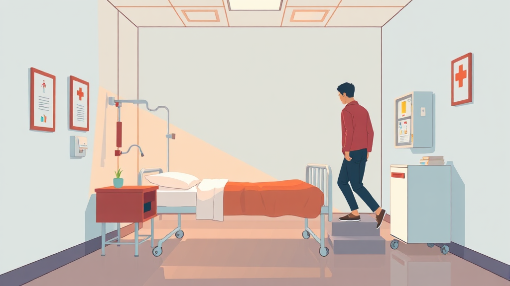 응급의료 시스템 개선, 어떻게? (illustration 스타일)