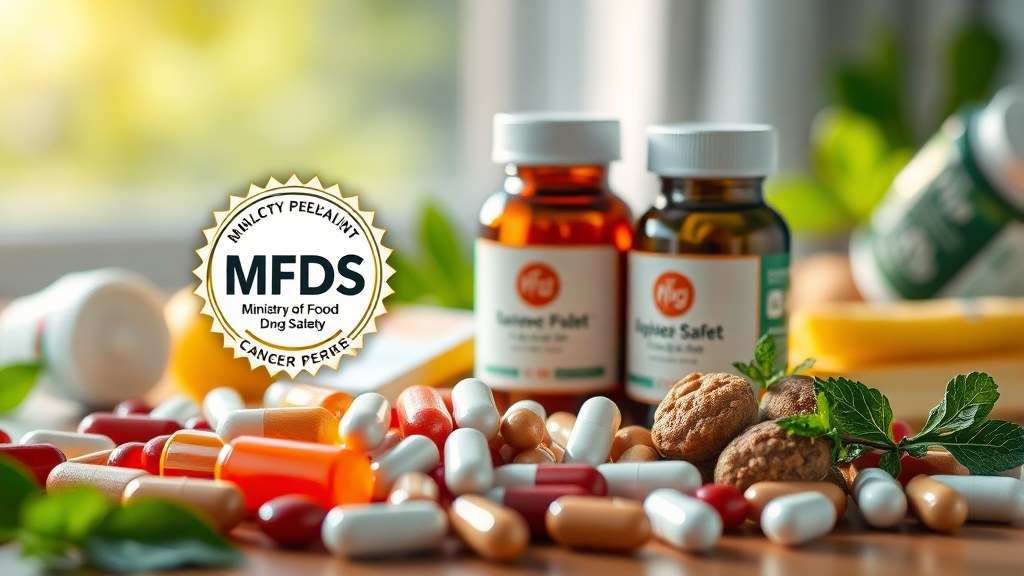 암 예방 영양제, 똑똑하게 고르는 법 (realistic 스타일)