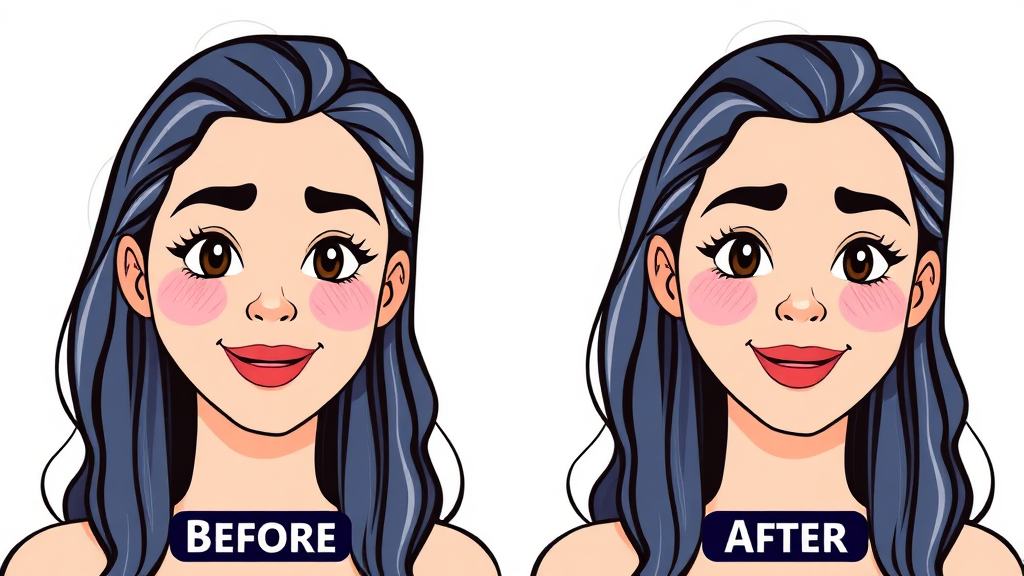 사용 전후, 뭐가 달라졌을까? (cartoon 스타일)