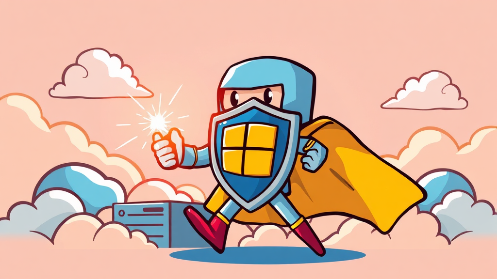 업데이트 예방 & 관리 팁 (cartoon 스타일)