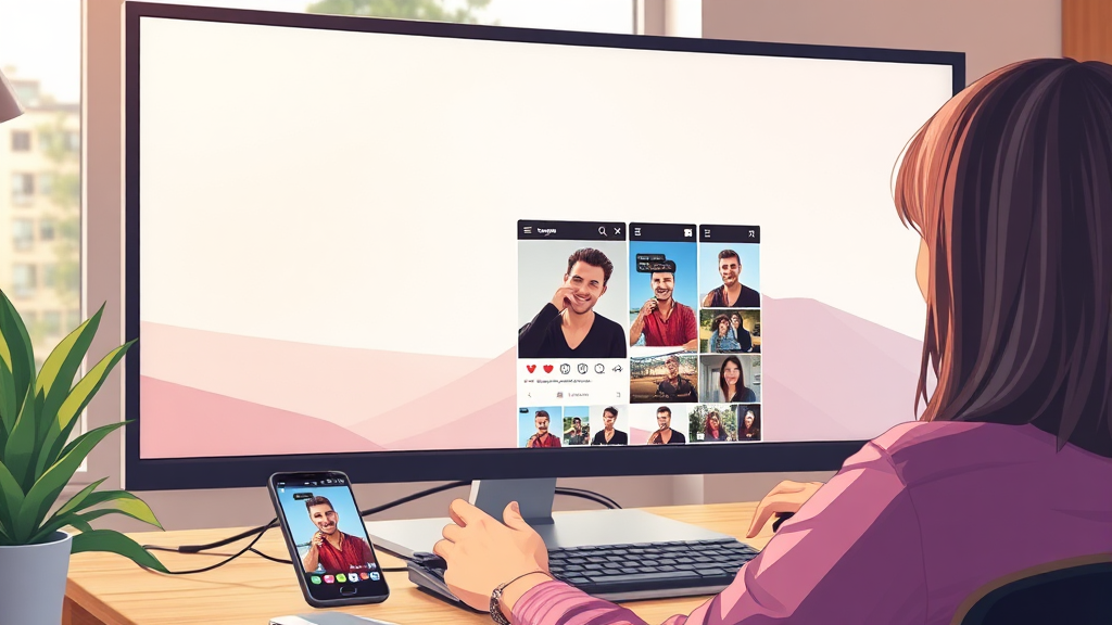 인스타그램 PC 버전: 컴퓨터에서 즐기는 완벽 가이드 7 인스타그램 PC 버전, 이것만 알면 문제없어요! (realistic 스타일)