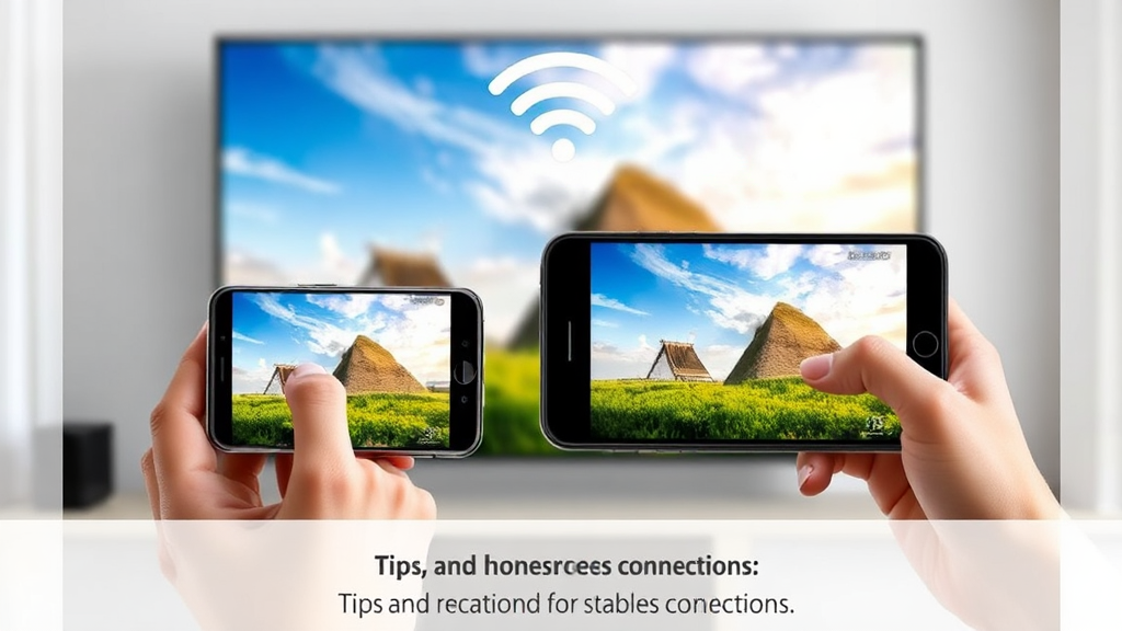 스마트폰 연결 시 알아두면 좋은 꿀팁과 주의사항 (realistic 스타일)