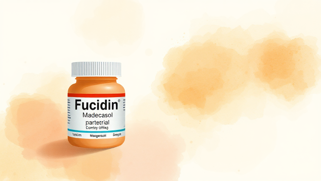 후시딘과 마데카솔, 무엇이 다를까? 성분 및 효과 비교 (watercolor 스타일)