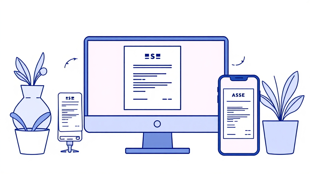 건강보험 자격득실확인서 발급, 온라인부터 모바일까지 완벽 가이드 4 온라인으로 발급받기 (illustration 스타일)