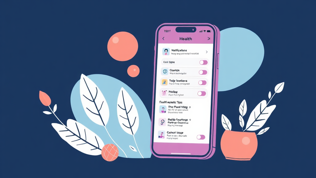 앱 활용 꿀팁과 문제 해결 가이드 (illustration 스타일)