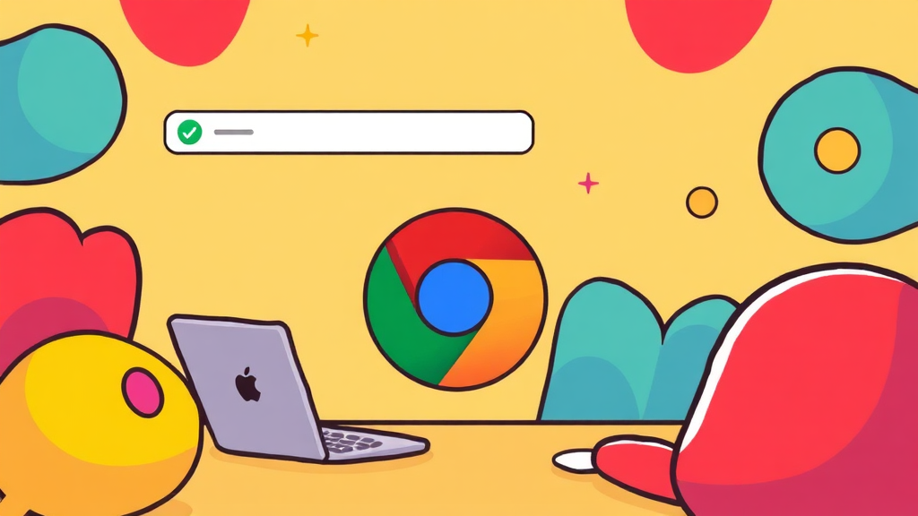 크롬 탭, 10배 빨라지는 관리법: 단축키부터 숨겨진 기능까지 7 크롬 탭 기능, 더 편리하게 활용하기 (cartoon 스타일)