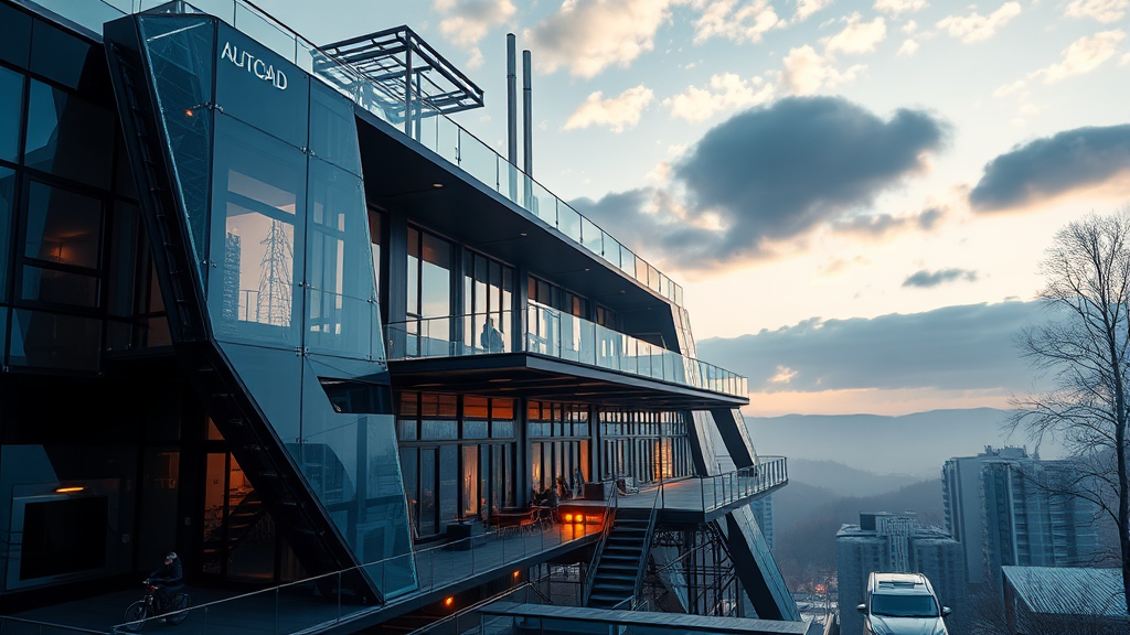 오토캐드 완벽 가이드: 설계부터 무료 설치, 활용법까지 2 오토캐드란 무엇인가? (realistic 스타일)