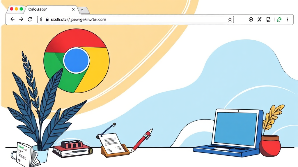 더 똑똑한 웹 서핑을 위한 추가 기능 (illustration 스타일)