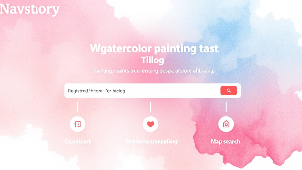 네이버 서치어드바이저: 티스토리 블로그 등록 완벽 가이드 (watercolor 스타일)