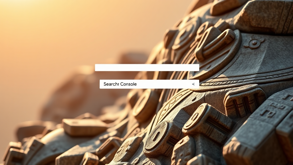 구글 서치 콘솔: 티스토리 블로그의 글로벌 경쟁력 강화 (realistic 스타일)