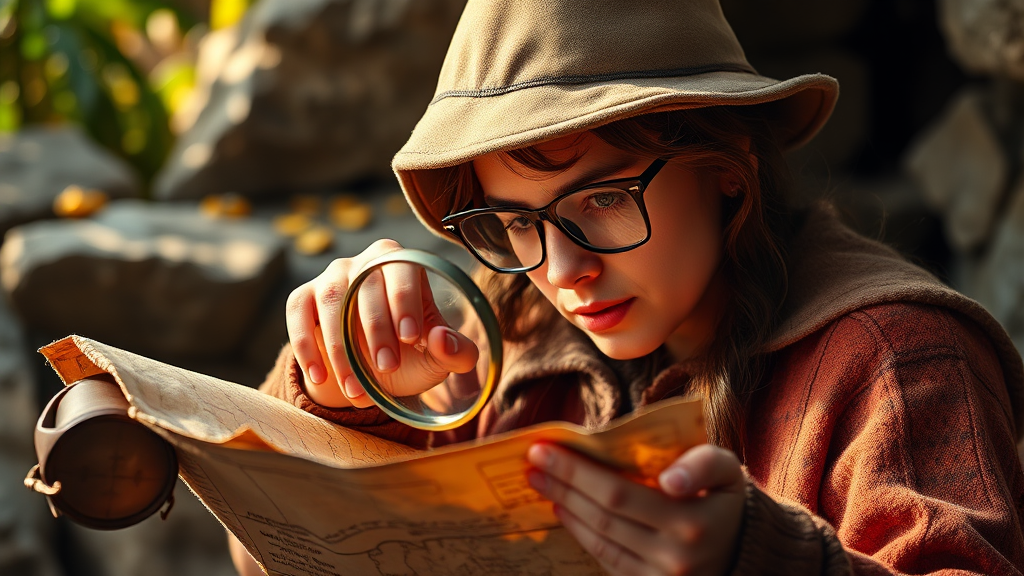 황금 키워드 발굴: 숨겨진 보석 찾기 (realistic 스타일)